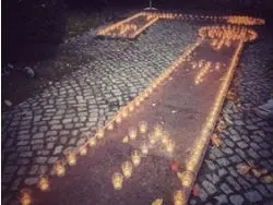 Lichterfest auf dem Seniorenspielplatz