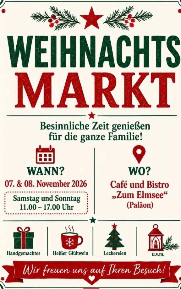 Weihnachtsmarkt im Paläon