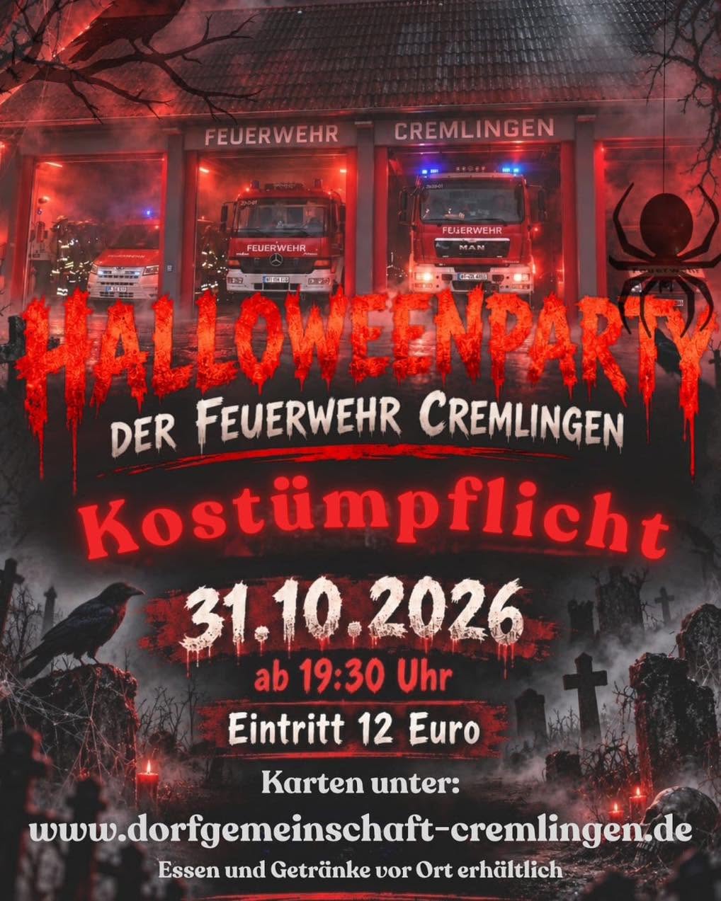 Halloween-Party der Feuerwehr Cremlingen