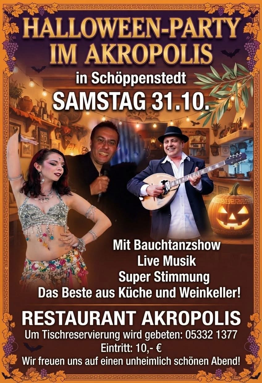 Halloween-Party im Akropolis