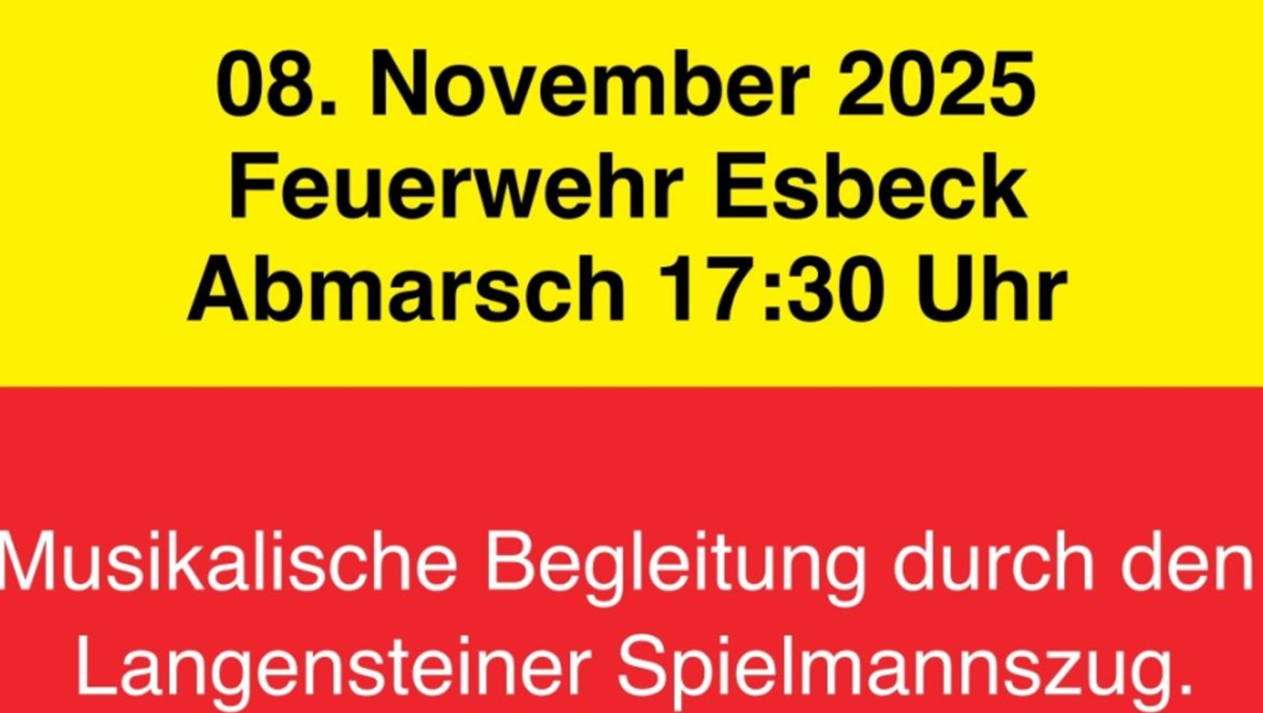 Lampionumzug der Feuerwehr Esbeck